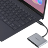 Адаптер USB-A, HDMI, TYPE-C Silver Samsung (EE-P3200BJEGWW)