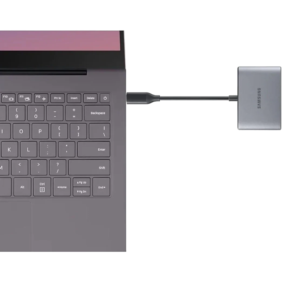 Адаптер USB-A, HDMI, TYPE-C Silver Samsung (EE-P3200BJEGWW)