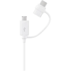 Кабель Combo Type-C & MicroUSB - Type-A White Samsung (EP-DG930DWEGRU)