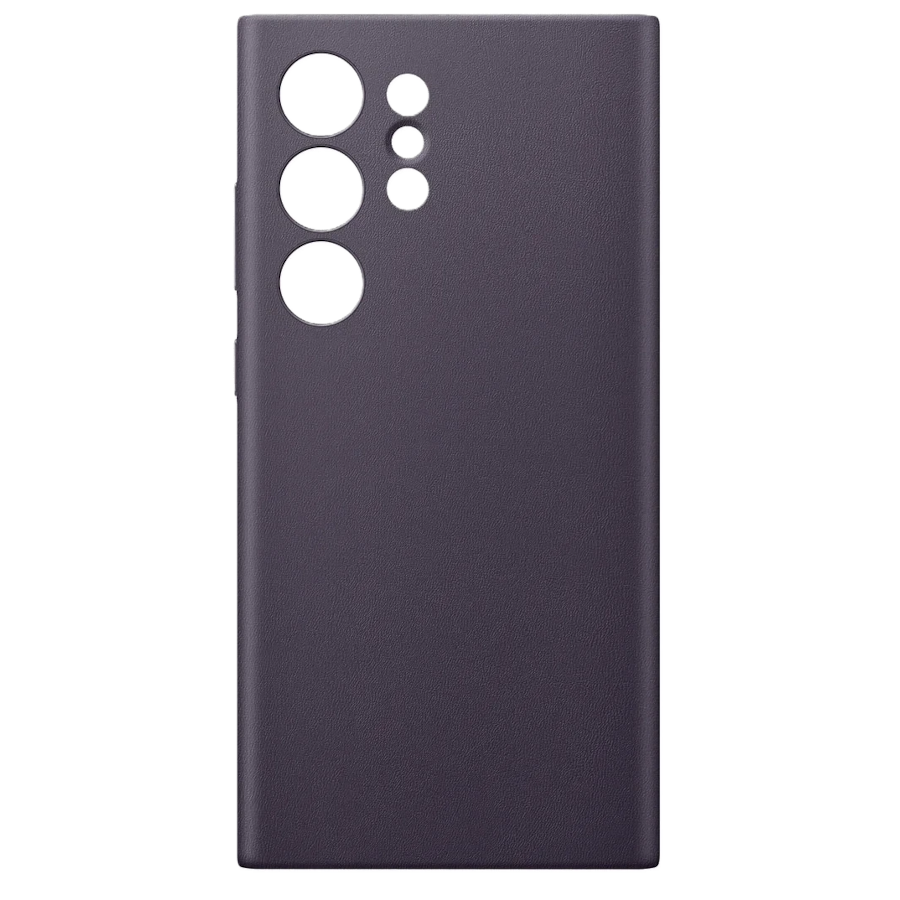 Чохол для Samsung S24 Ultra Vegan Leather Case Dark Violet (GP-FPS928HCAVW)