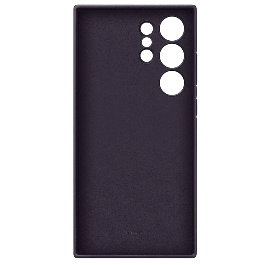 Чохол для Samsung S24 Ultra Vegan Leather Case Dark Violet (GP-FPS928HCAVW)