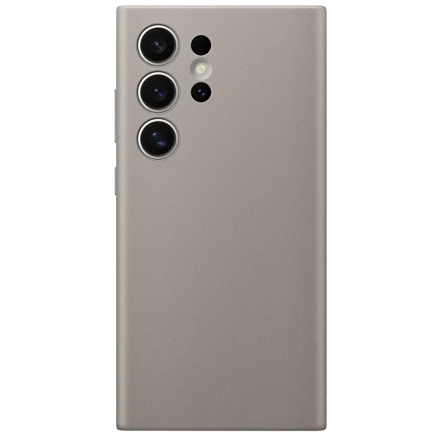 Чохол для Samsung S24 Ultra Vegan Leather Case Taupe (GP-FPS928HCAAW)