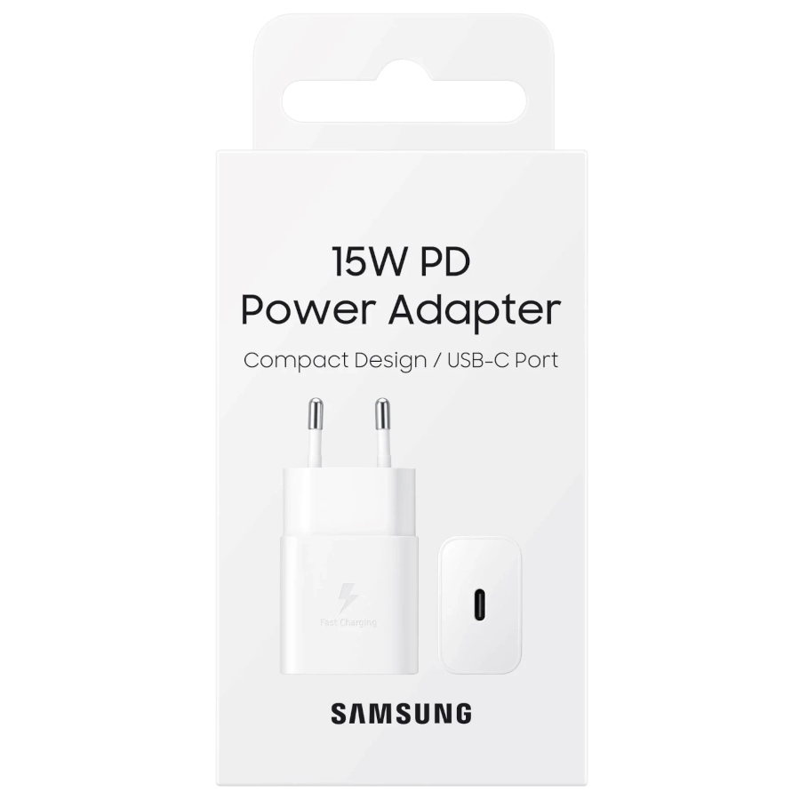 Адаптер живлення 15W Samsung (EP-T1510XWEGRU)
