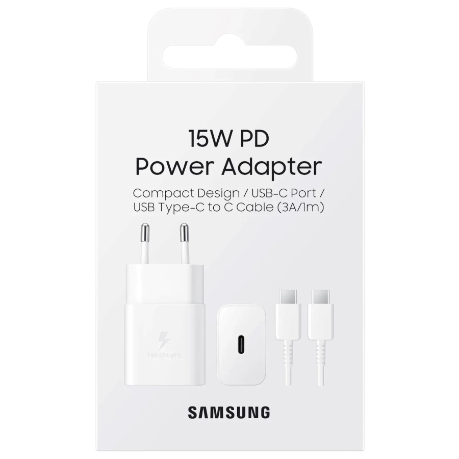 Адаптер живлення 15W Samsung (EP-T1510XWEGRU)
