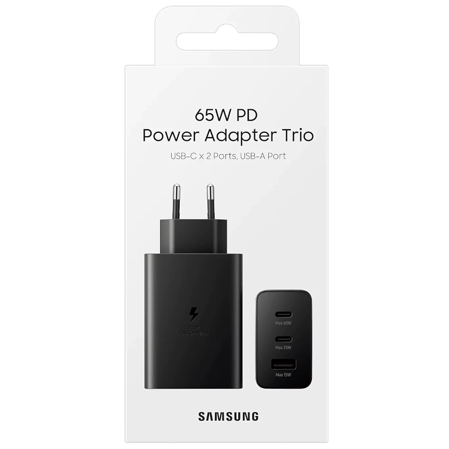 Адаптер живлення 65W Samsung (EP-T6530NBEGEU)