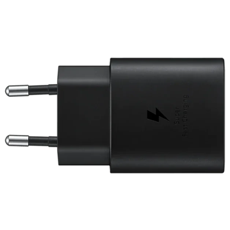 Адаптер живлення 25W Travel Adapter Black (w/o cable) Samsung (EP-TA800NBEGRU)