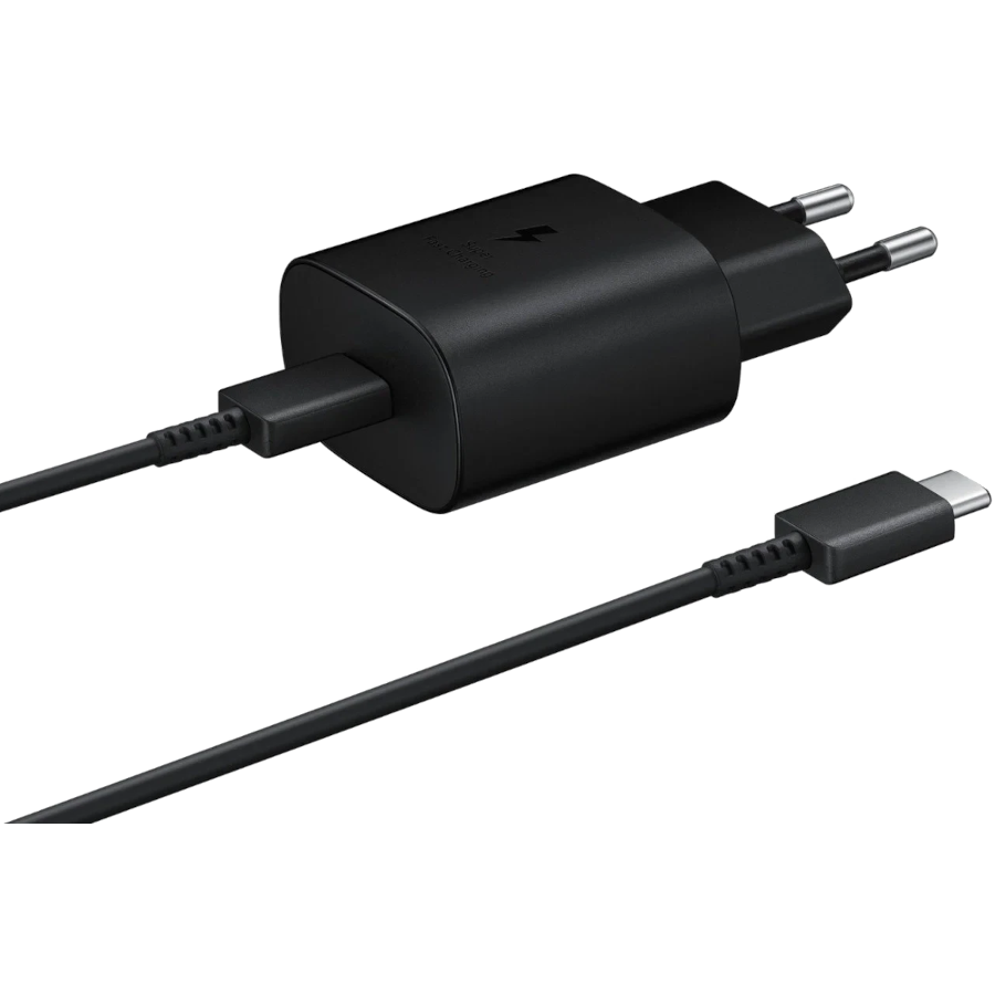 Адаптер живлення Fast Charge 25W Black Samsung (EP-TA800XBEGRU)