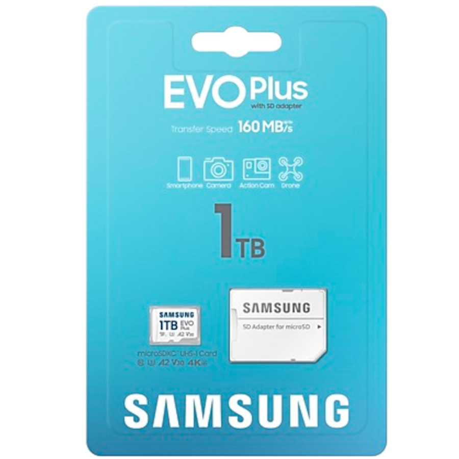 Карта пам’яті Samsung Evo Plus 1TB microSDXC (MB-MC1T0SA)