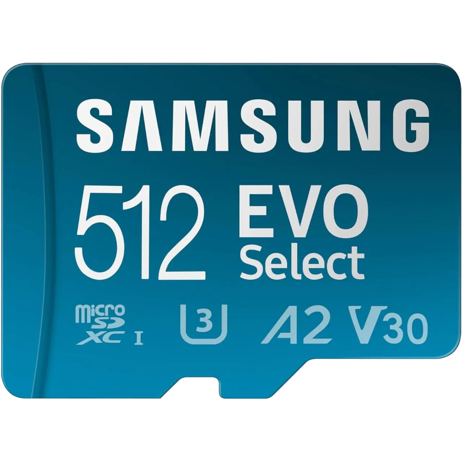Карта пам’яті Samsung EVO Select 512GB microSDXC (MB-ME512KA)