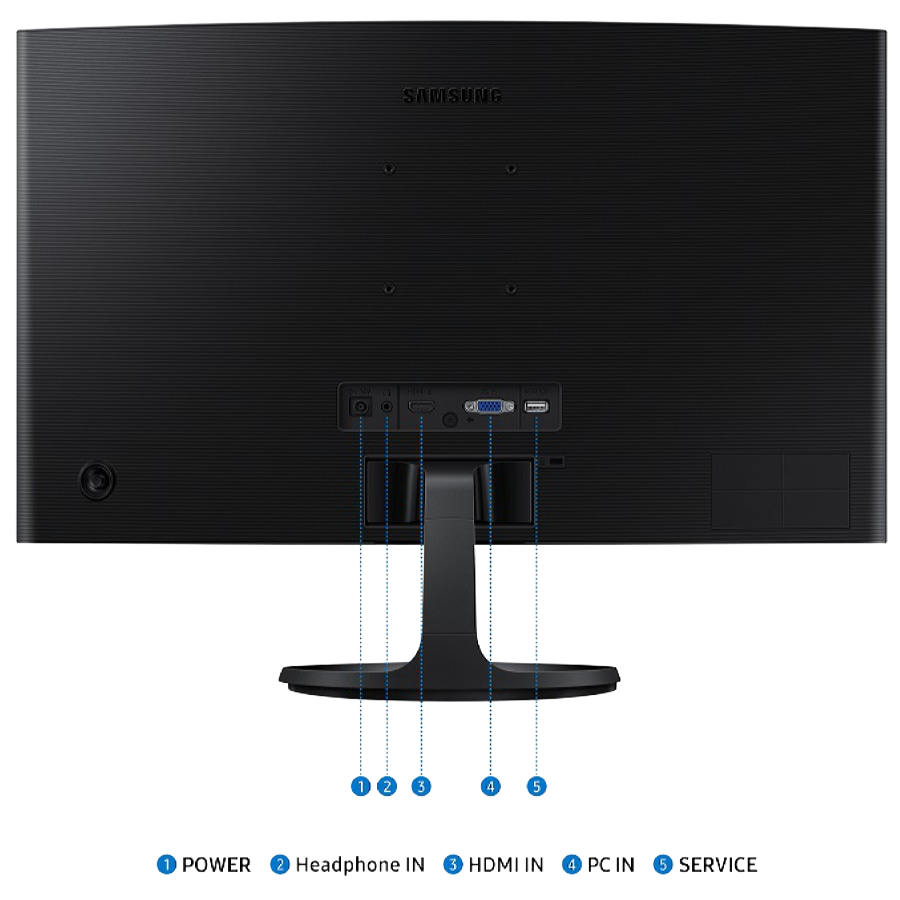 Монiтор 27" Samsung LS27D360GAIXCI