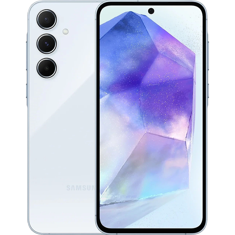 Мобільний телефон Samsung Galaxy A55 5G 8/256GB Ice blue (SM-A556BLBCEUC)