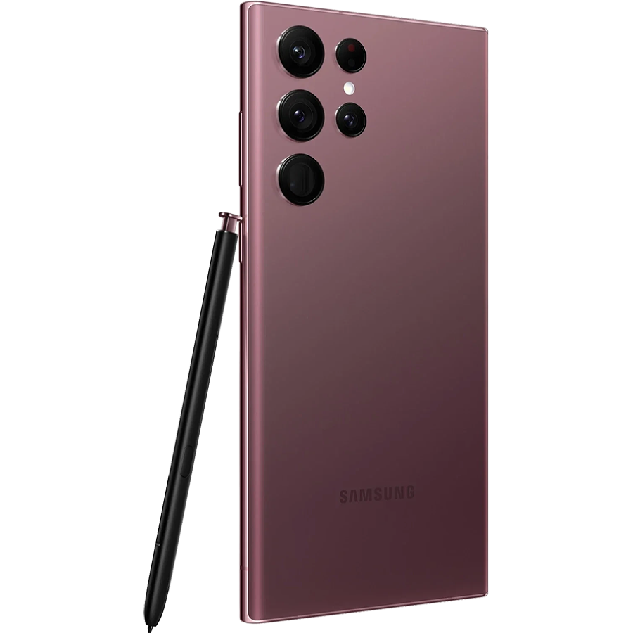 Мобільний телефон Samsung Galaxy S22 Ultra 12/256GB Burgundy (SM-S908BDRGSEK)