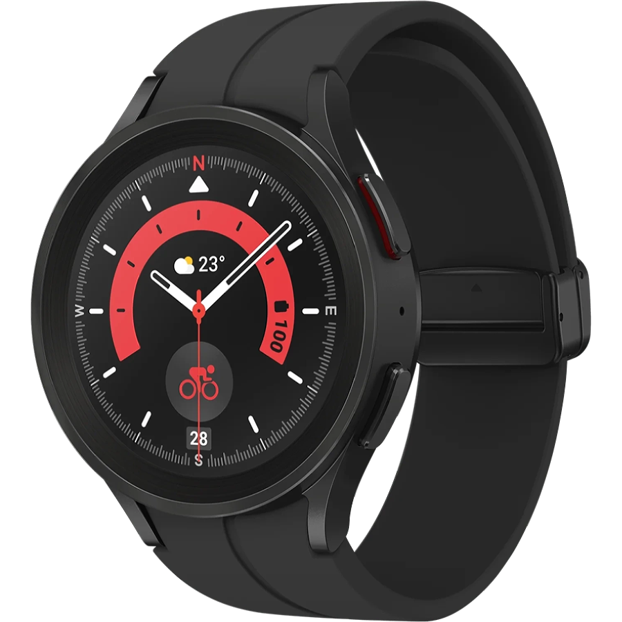 Смарт-годинник Samsung Galaxy Watch 5 Pro 45mm eSIM Black (SM-R925FZKASEK)