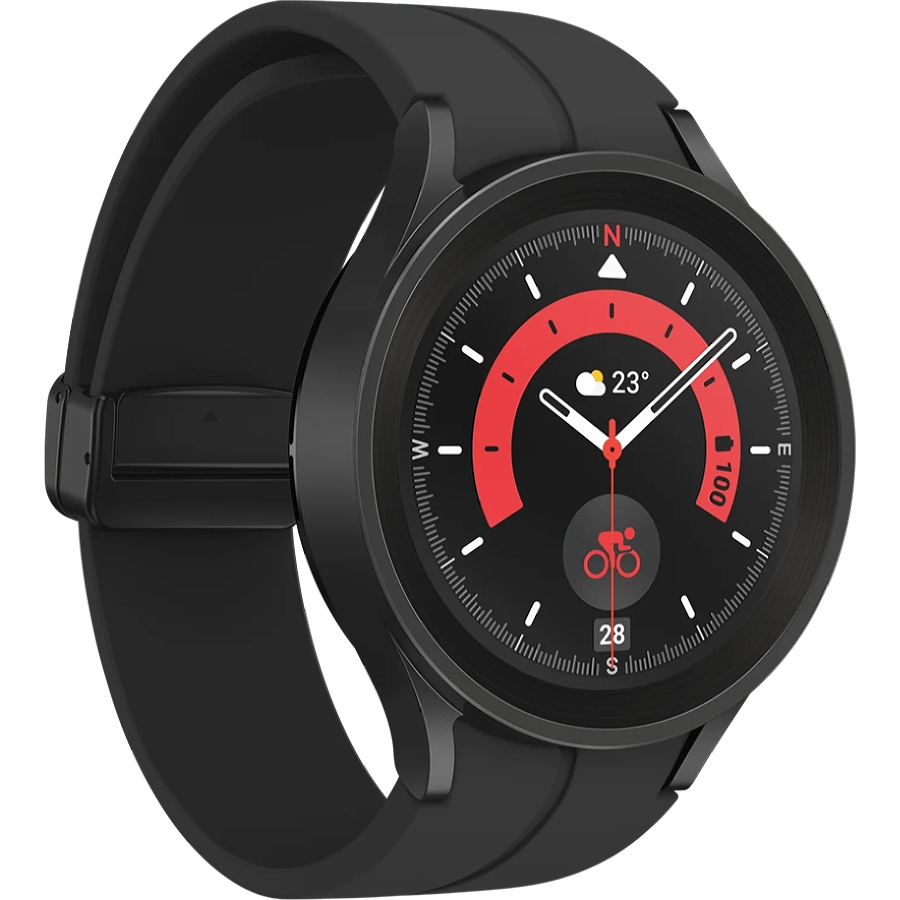 Смарт-годинник Samsung Galaxy Watch 5 Pro 45mm eSIM Black (SM-R925FZKASEK)