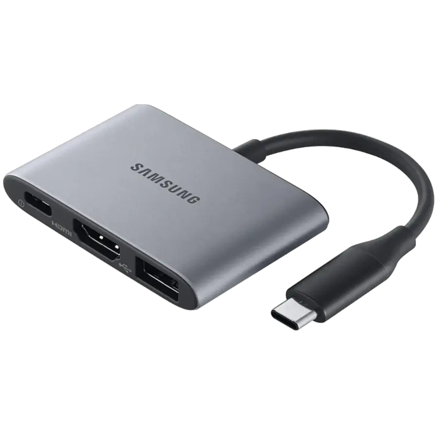 Адаптер USB-A, HDMI, TYPE-C Silver Samsung (EE-P3200BJEGWW)