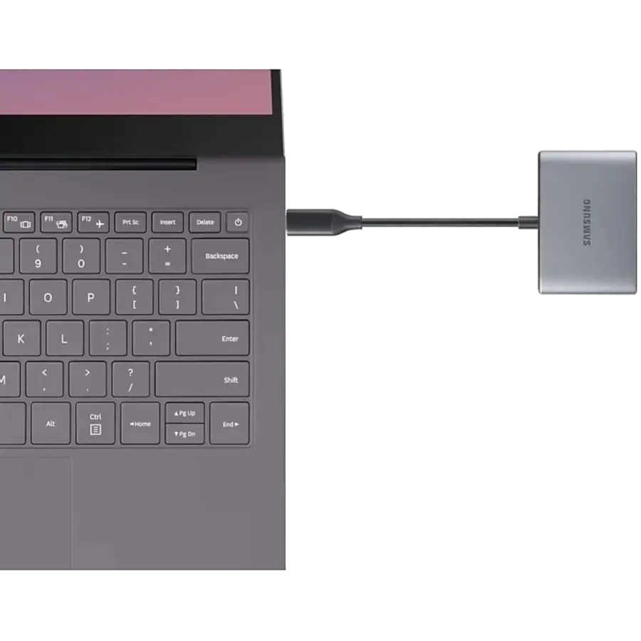 Адаптер USB-A, HDMI, TYPE-C Silver Samsung (EE-P3200BJEGWW)