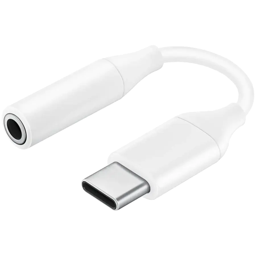 Адаптер Mini-Jack 3.5 mm - USB Type-C White Samsung (EE-UC10JUWRGRU)
