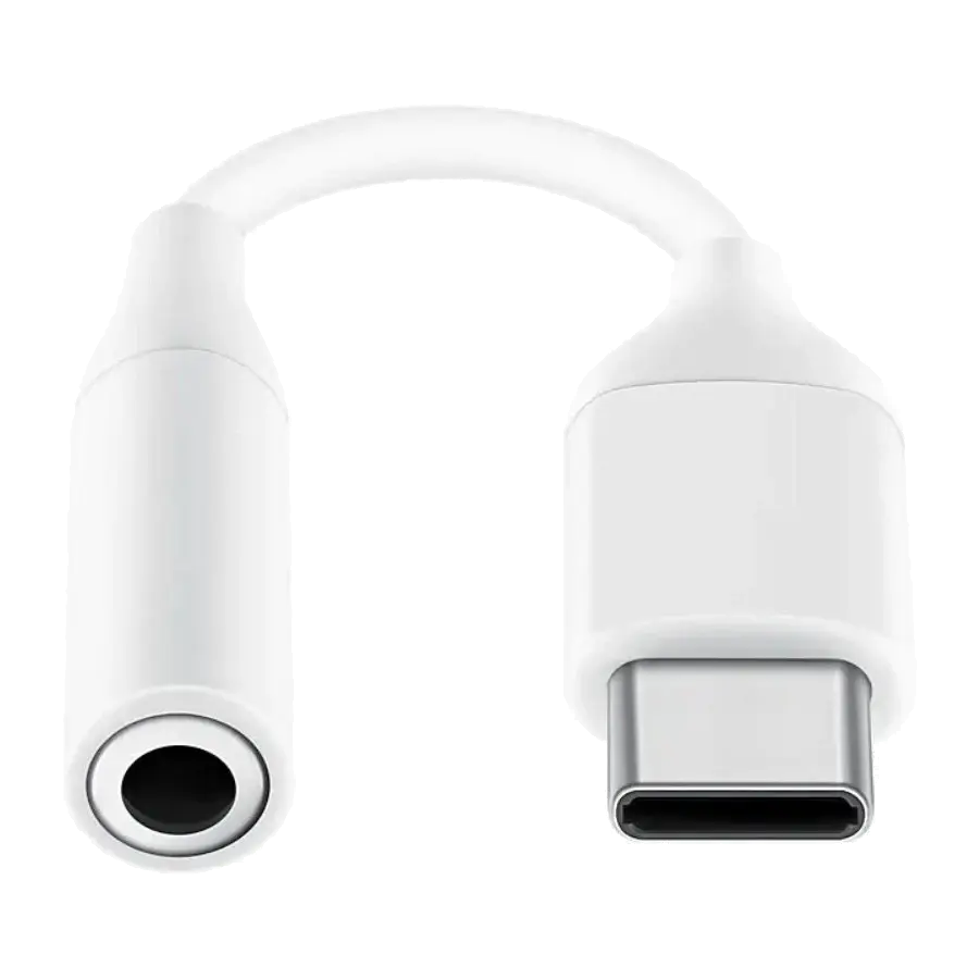 Адаптер Mini-Jack 3.5 mm - USB Type-C White Samsung (EE-UC10JUWRGRU)