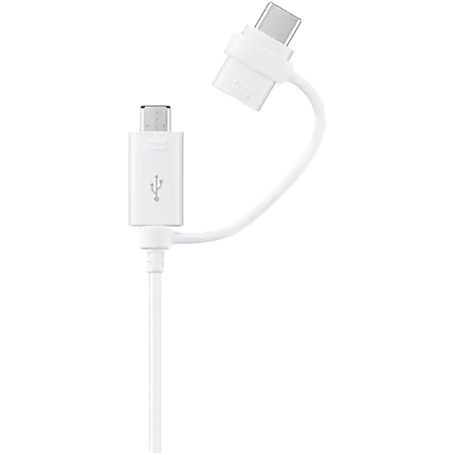 Кабель Combo Type-C & MicroUSB - Type-A White Samsung (EP-DG930DWEGRU)