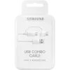 Кабель Combo Type-C & MicroUSB - Type-A White Samsung (EP-DG930DWEGRU)