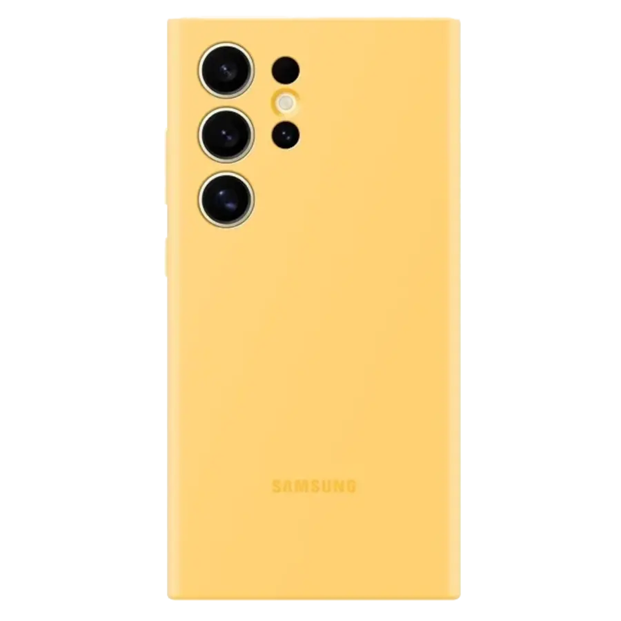 Чохол для Samsung S24 Ultra Silicone Case Yellow (EF-PS928TYEGWW)
