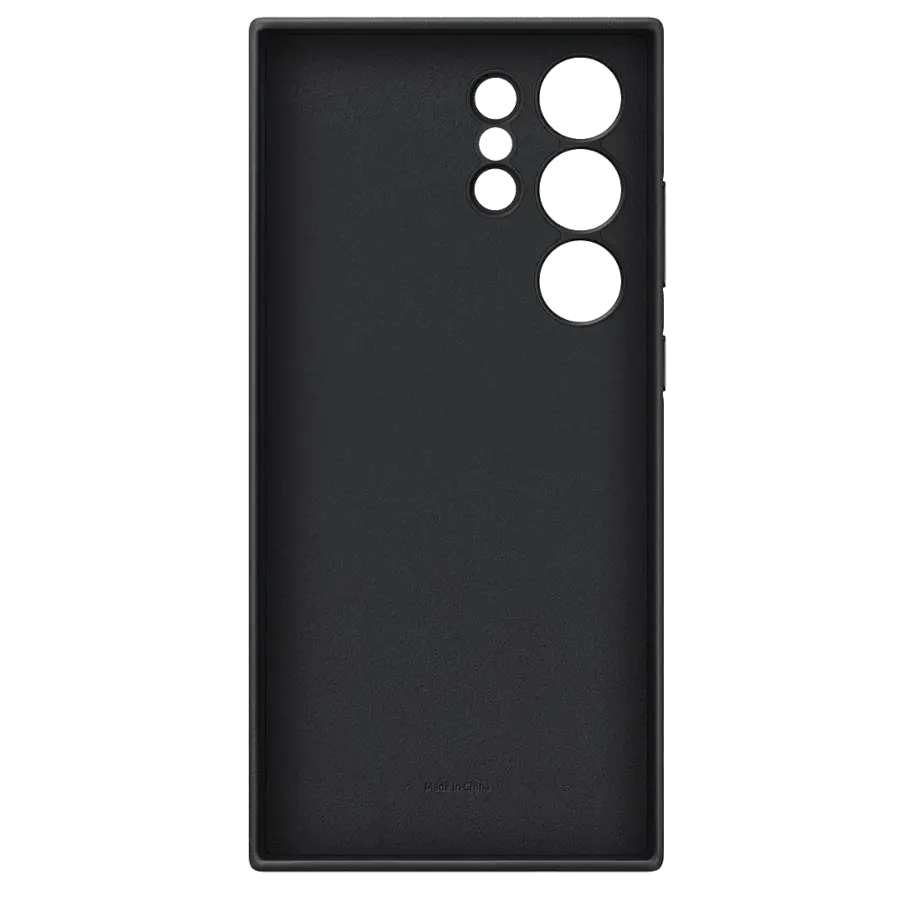 Чохол для Samsung S24 Ultra Vegan Leather Case Black (GP-FPS928HCABW)