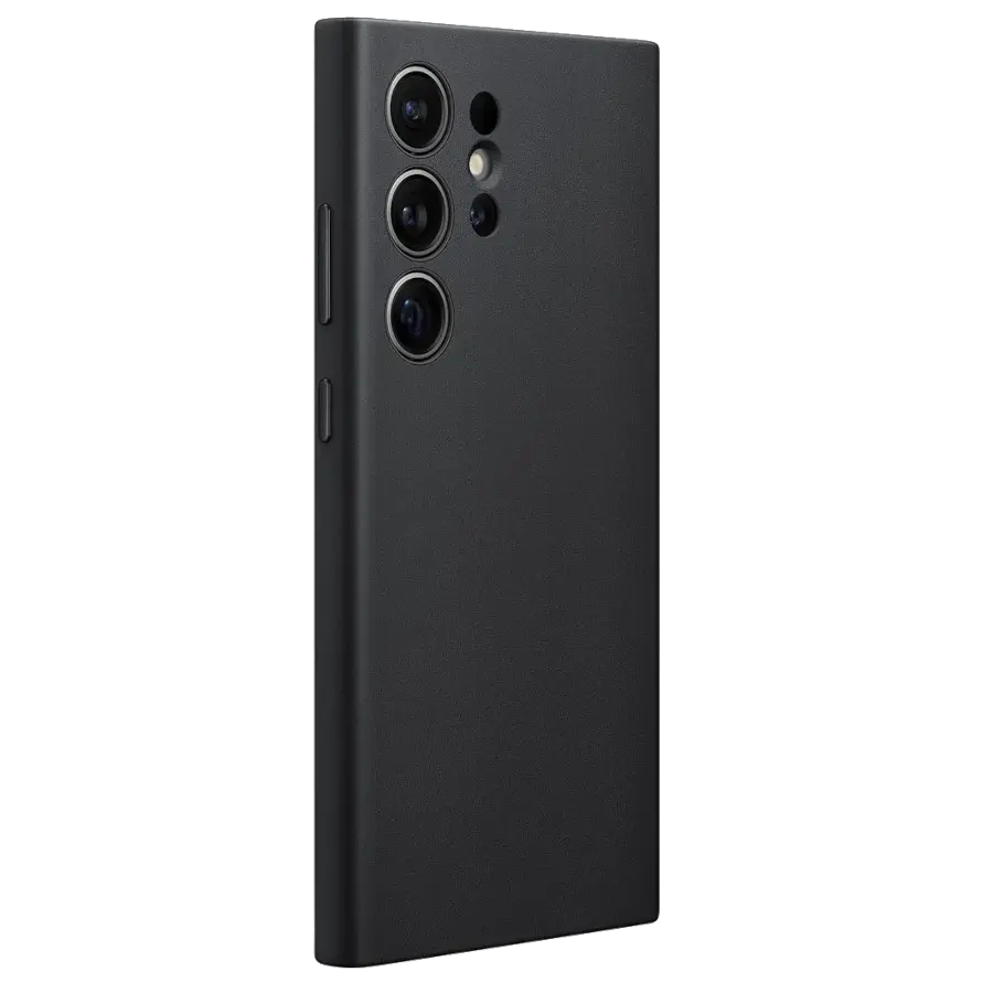 Чохол для Samsung S24 Ultra Vegan Leather Case Black (GP-FPS928HCABW)