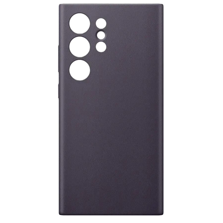 Чохол для Samsung S24 Ultra Vegan Leather Case Dark Violet (GP-FPS928HCAVW)