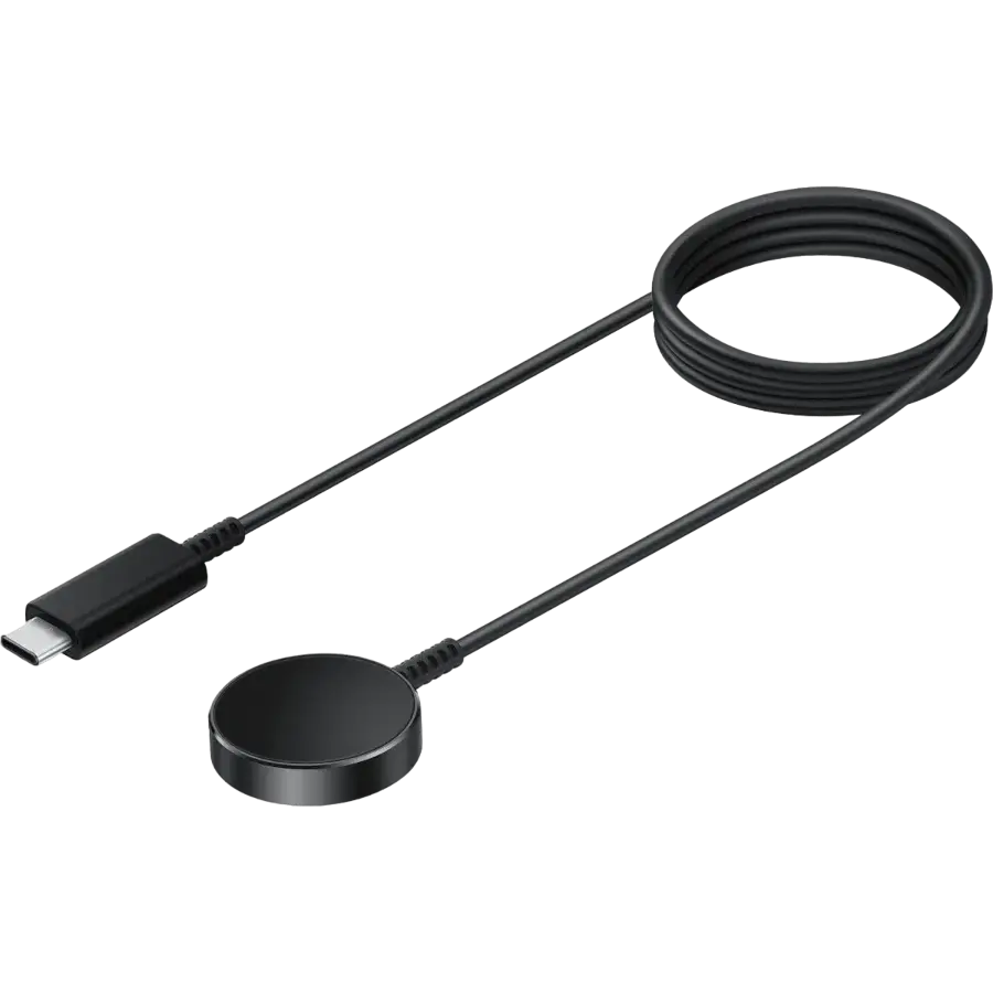 Зарядний пристрій магнітний Wireless Charger Black Galaxy Watch Samsung (EP-OR900BBRGRU)