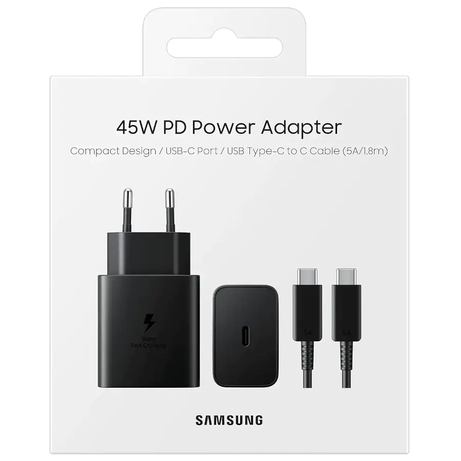 Адаптер живлення 45W Samsung (EP-T4510XBEGRU)