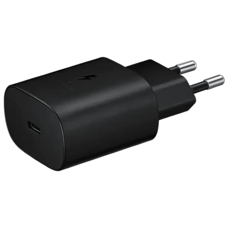 Адаптер живлення 25W Travel Adapter Black (w/o cable) Samsung (EP-TA800NBEGRU)