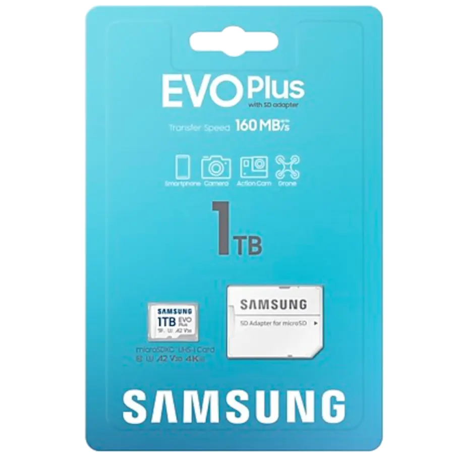 Карта пам’яті Samsung Evo Plus 1TB microSDXC (MB-MC1T0SA)