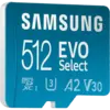 Карта пам’яті Samsung EVO Select 512GB microSDXC (MB-ME512KA)