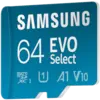 Карта пам’яті Samsung EVO Select 64GB microSDXC (MB-ME64KA)