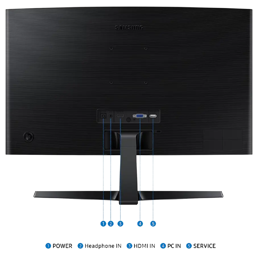 Монiтор 24" Samsung LS24D366GAIXCI