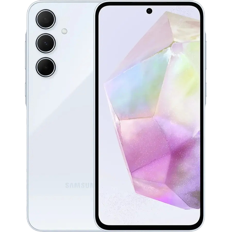 Мобільний телефон Samsung Galaxy A35 5G 6/128GB Ice blue (SM-A356BLBBEUC)