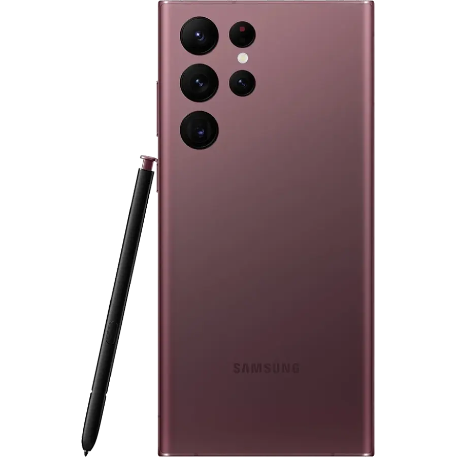 Мобільний телефон Samsung Galaxy S22 Ultra 8/128GB Burgundy (SM-S908BDRDSEK)