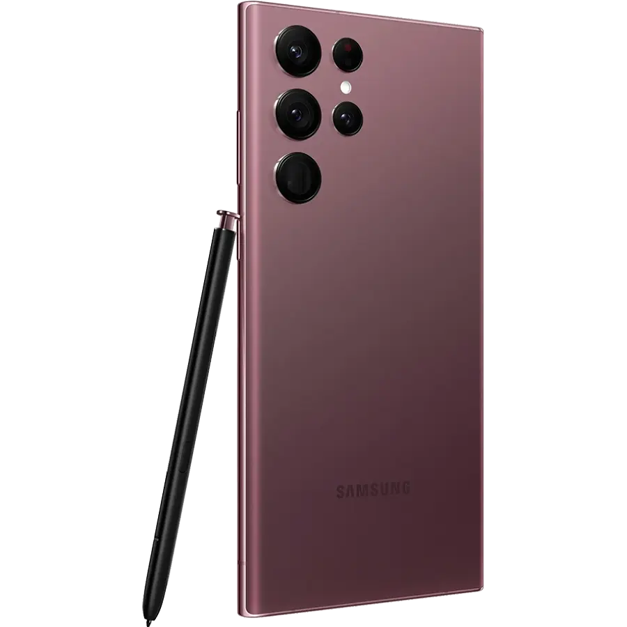 Мобільний телефон Samsung Galaxy S22 Ultra 8/128GB Burgundy (SM-S908BDRDSEK)