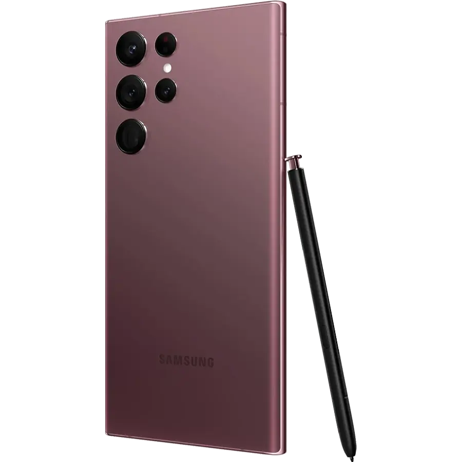 Мобільний телефон Samsung Galaxy S22 Ultra 8/128GB Burgundy (SM-S908BDRDSEK)