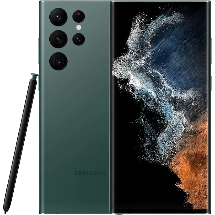 Мобільний телефон Samsung Galaxy S22 Ultra 12/256GB Green (SM-S908BZGGSEK)