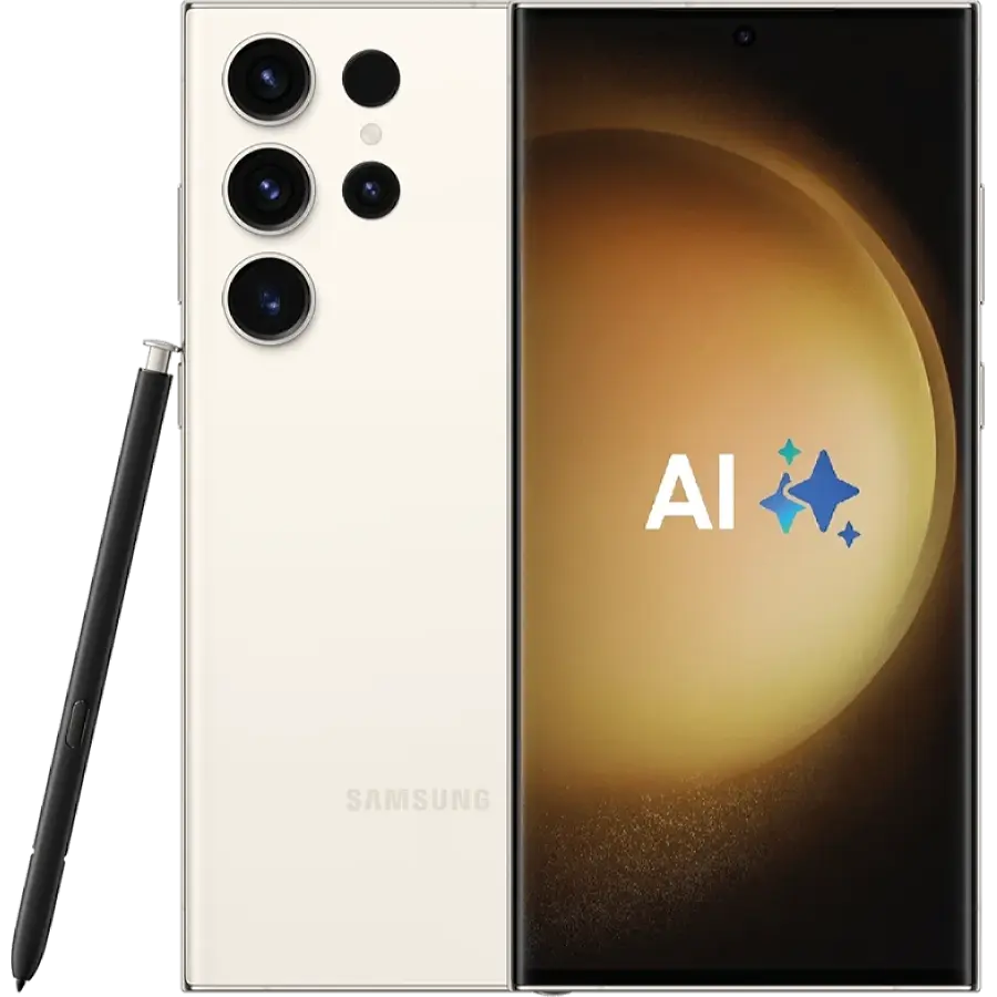 Мобільний телефон Samsung Galaxy S23 Ultra 12/256GB Beige (SM-S918BZEGSEK)