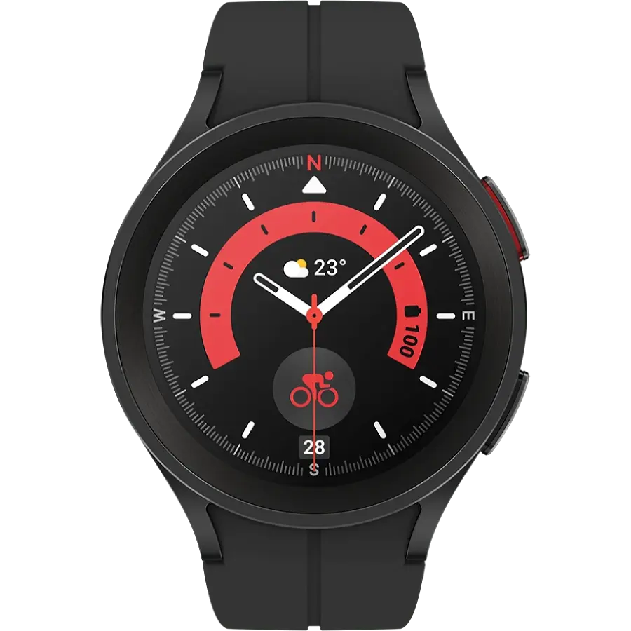 Смарт-годинник Samsung Galaxy Watch 5 Pro 45mm eSIM Black (SM-R925FZKASEK)
