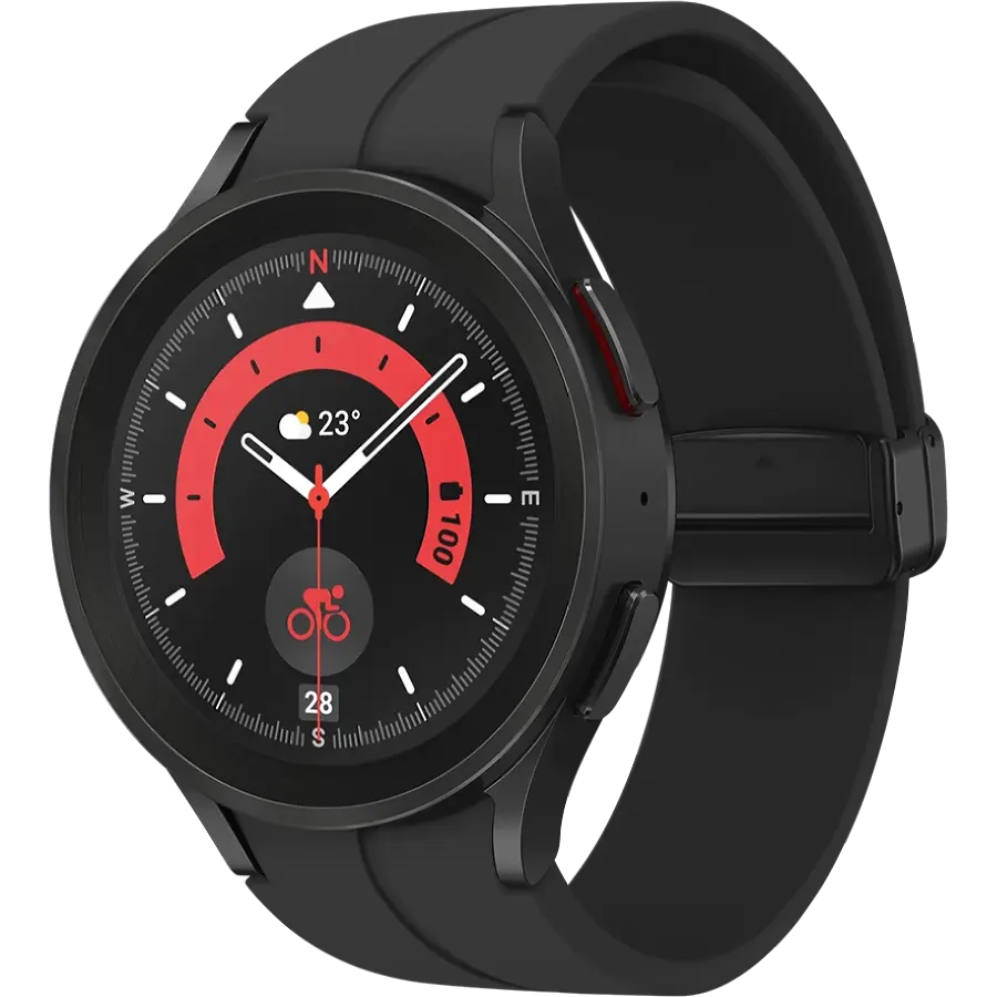 Смарт-годинник Samsung Galaxy Watch 5 Pro 45mm eSIM Black (SM-R925FZKASEK)