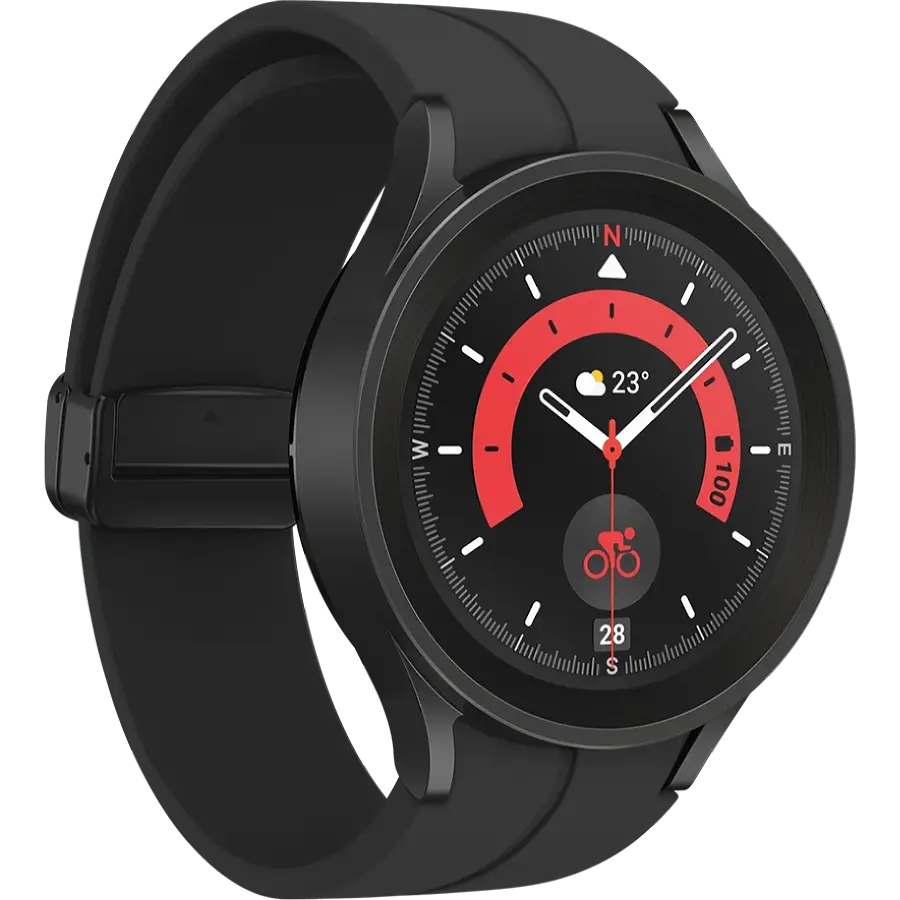 Смарт-годинник Samsung Galaxy Watch 5 Pro 45mm eSIM Black (SM-R925FZKASEK)