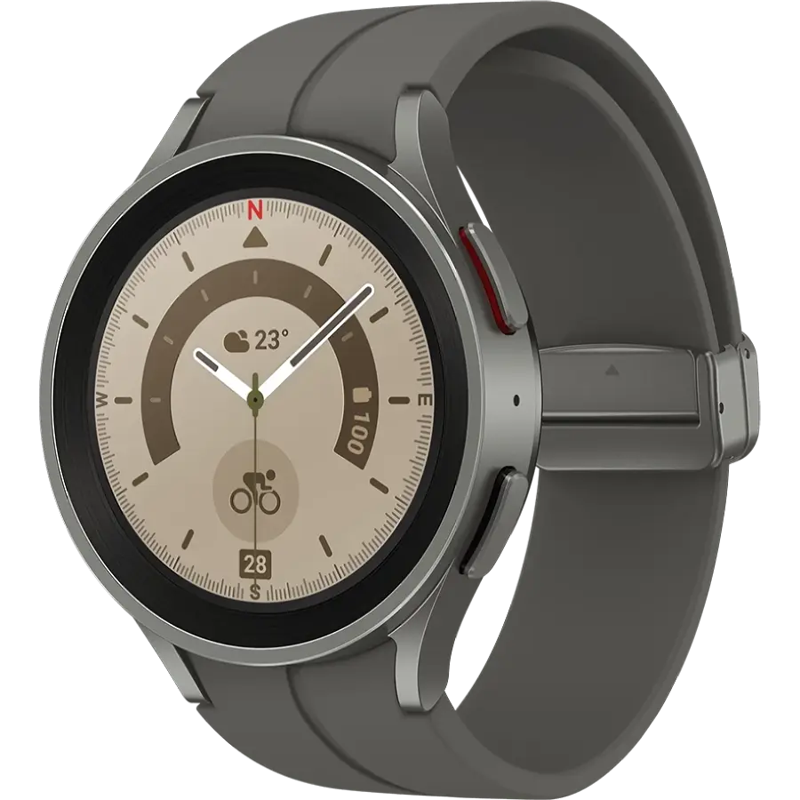 Смарт-годинник Samsung Galaxy Watch 5 Pro 45mm Titanium (SM-R920NZTASEK)