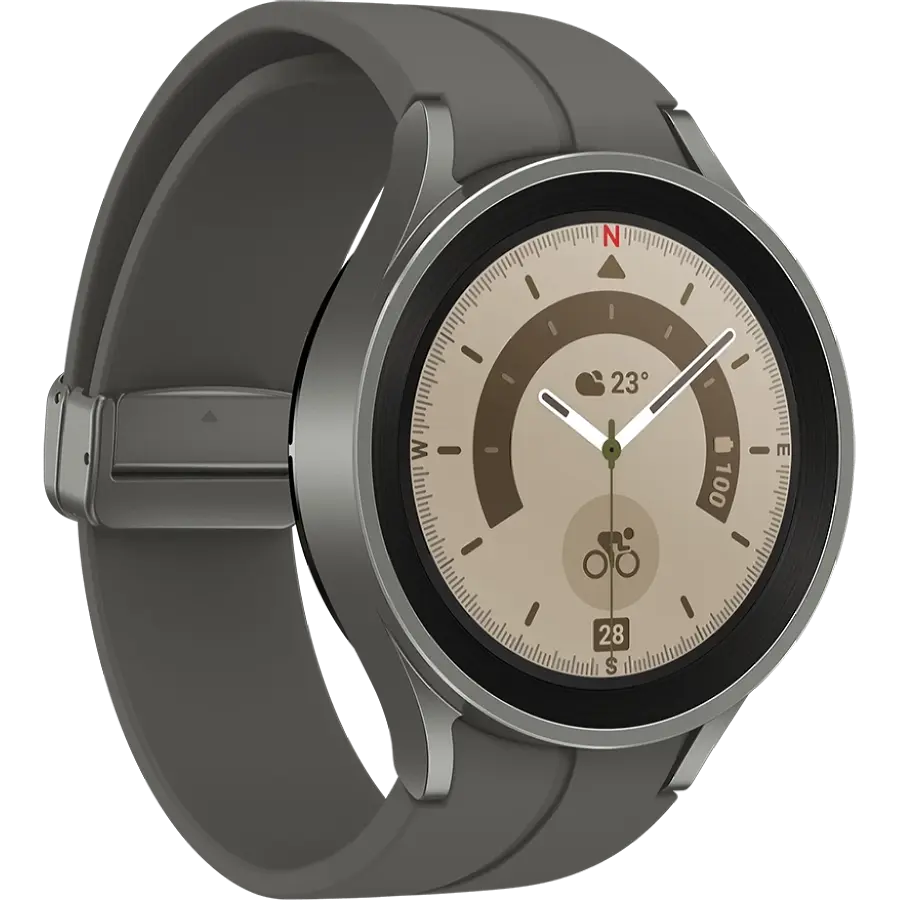 Смарт-годинник Samsung Galaxy Watch 5 Pro 45mm Titanium (SM-R920NZTASEK)